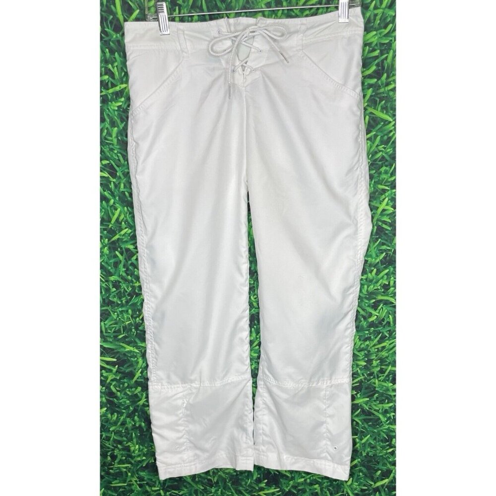 Athleta Women’s Size 4 White Wide Leg Athletic Trouser Track Pants
